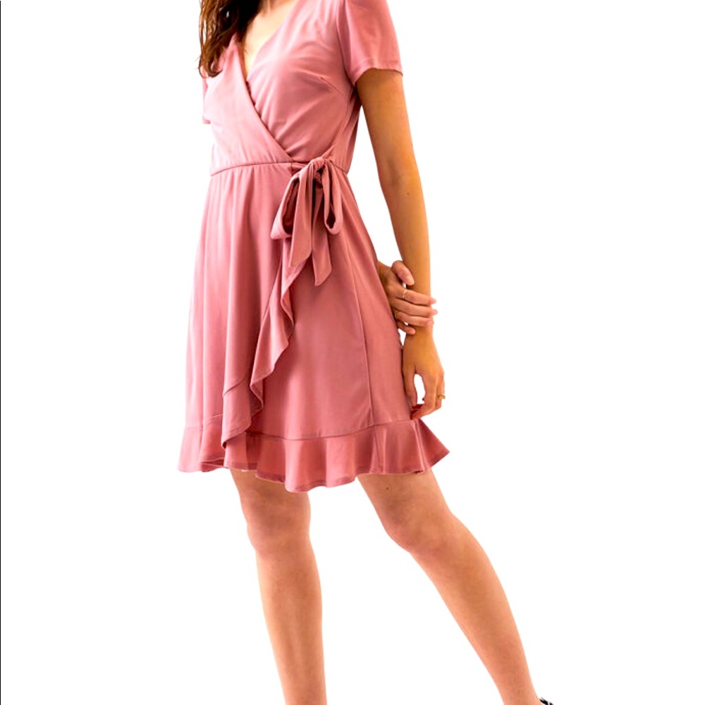 Pacsun Surplice Wrap Dress